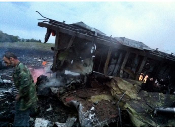 Il Boeing abbattuto in Ucraina Il Boeing abbattuto in Ucraina